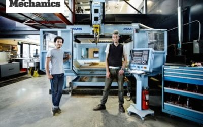 DMS 5 Axis Enclosed CNC Router Featured in Popular Mechanics