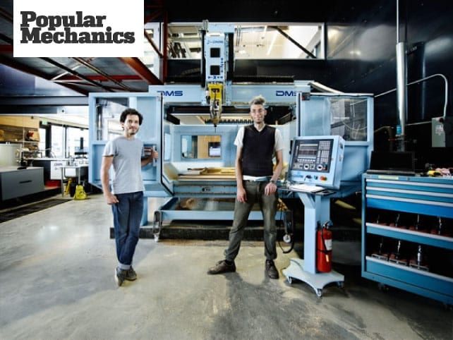 DMS 5 Axis CNC Router Featured in Popular Mechanics Magazine DMS CNC Router