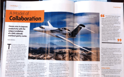 Cessna’s DMS CNC Machines Featured in Aerospace Manufacturing & Design Magazine