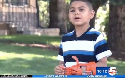 DMS Engineer Clay Guillory Featured on KOAA 5 for 3D Printed Prosthetic Hand Project