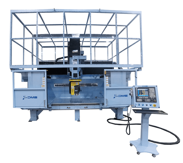 DMS 5-Axis Enclosed Overhead Gantry CNC Router