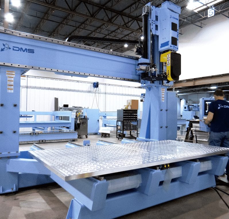 DMS 5-axis twin moving table CNC router