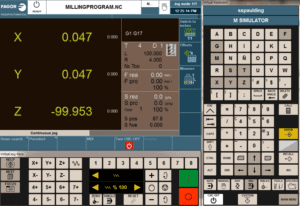screenshot of fagor 8065 controller