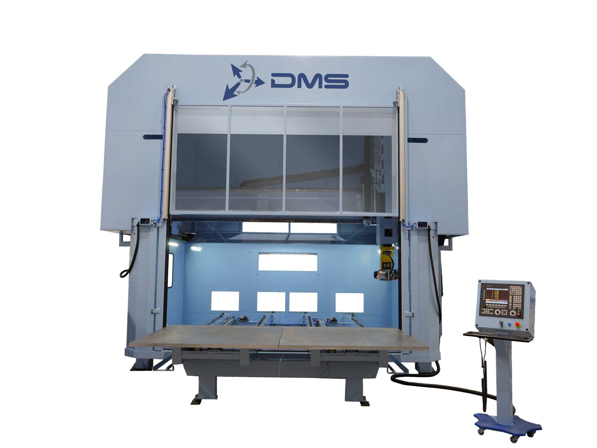 5AxisLowRailEnclosedOverheadGantryWithLogo 5 Axis Low Rail Enclosed Overhead Gantry With Logo