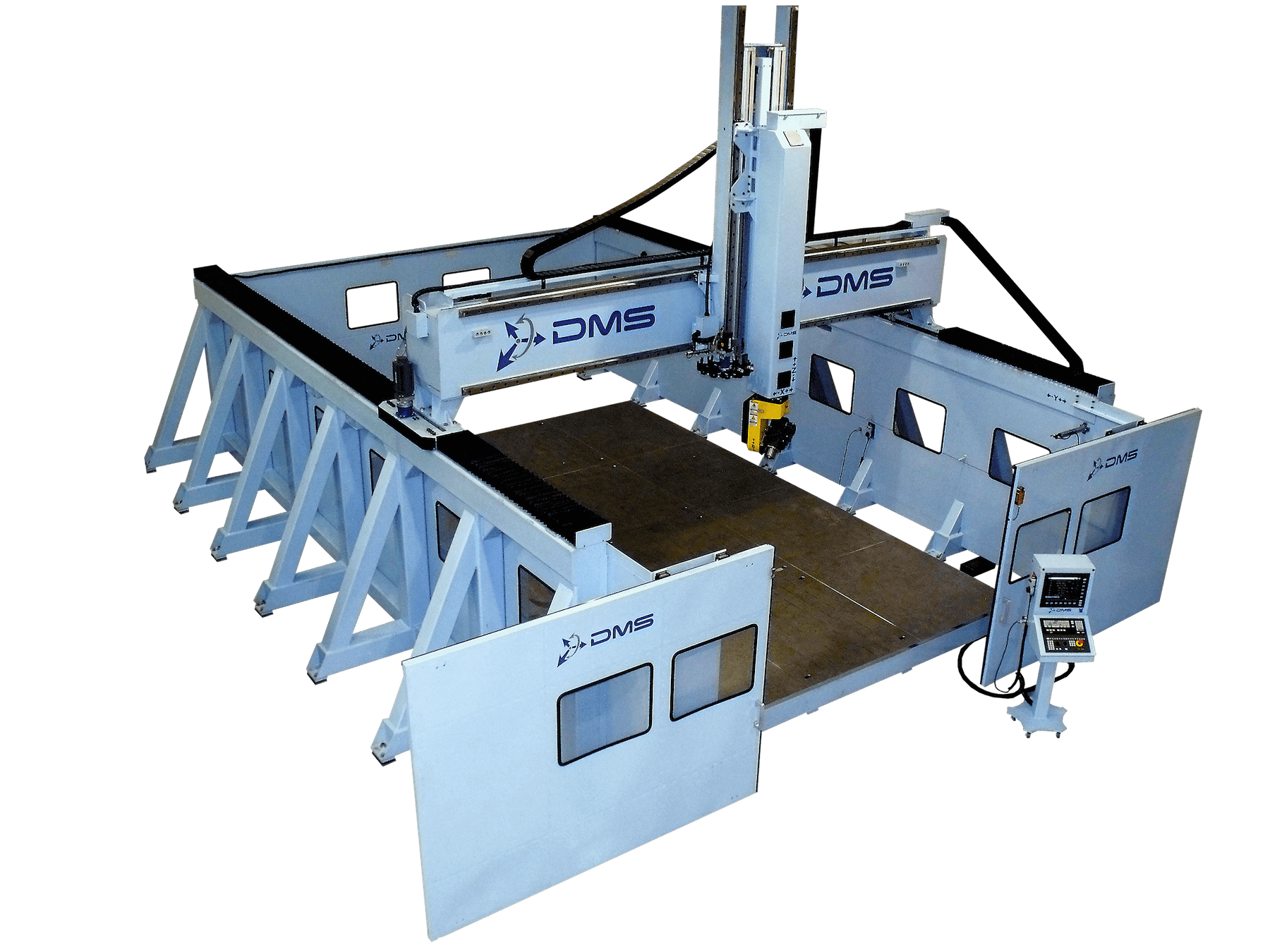 DMS-5-Axis-Enclosed-Overhead-Gantry-Side-Wall-CNC-Router DMS-5-Axis-Enclosed-Overhead-Gantry-Side-Wall-CNC-Router