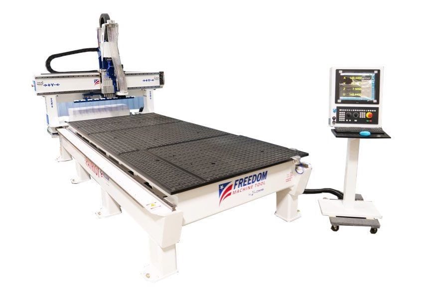 The DMS Freedom 5x12 CNC router