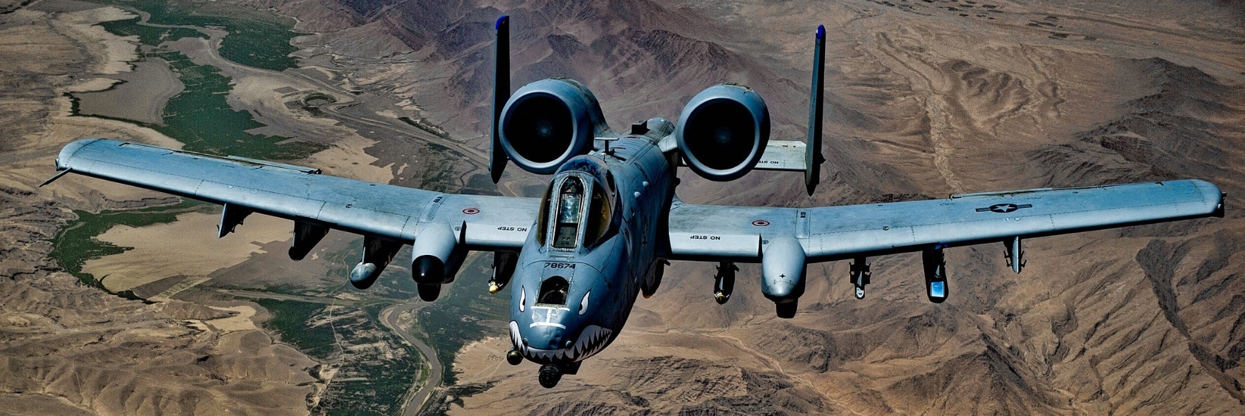 Warthog military airplane