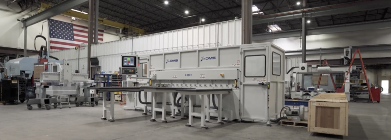 Custom CNC machine on DMS shop floor