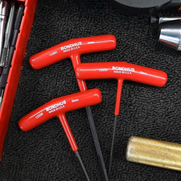 8 Piece Metric T-Shape Hex Key Set - Image 4