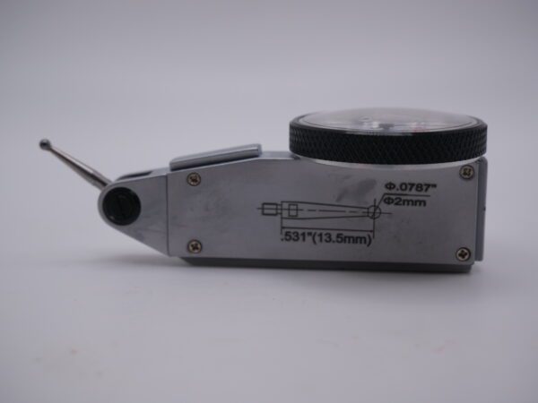 Dial Test Indicator – 1-1/4″ White Dial, 0.0005″ Graduation, Calibrated (SPI #21-378-5) - Image 3