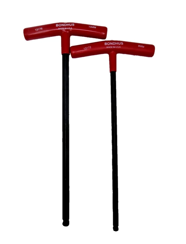 8-Piece Metric T-Handle Hex Key Set – Ball/Hex, 2mm–10mm – 13187 - Image 3