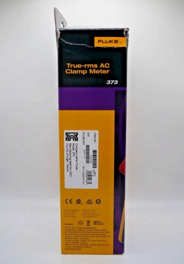 Clamp Meter – True RMS, Backlit LCD, 600 A, 33mm Jaw – FLUKE - Image 12