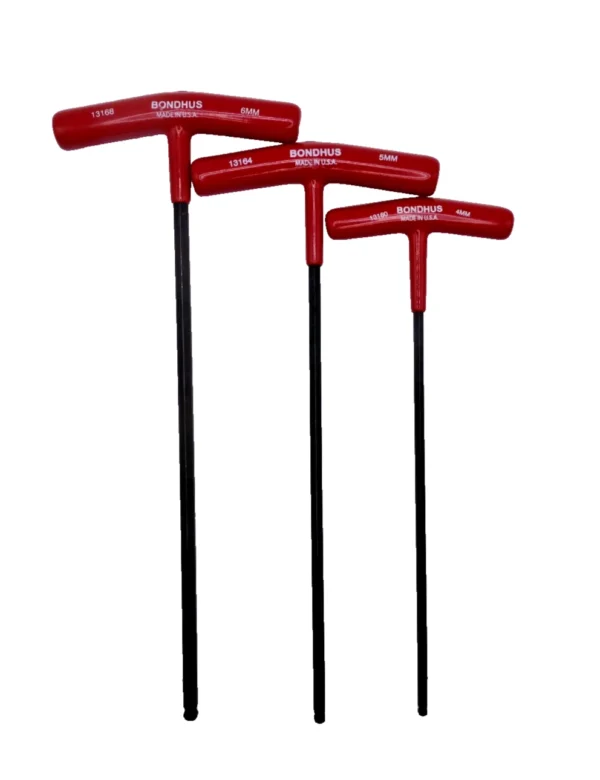 8-Piece Metric T-Handle Hex Key Set – Ball/Hex, 2mm–10mm – 13187 - Image 4