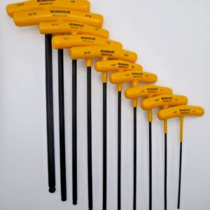 10-Piece SAE T-Handle Hex Key Set – Ball/Hex, 3/32"–3/8" – 13138