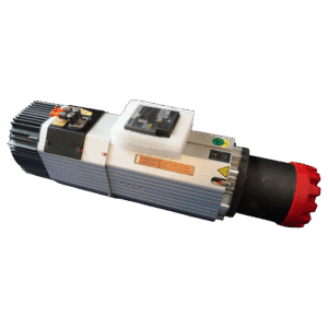 12 kW / 16 HP CNC Spindle Motor – HSK F63 Long Nose, Air Cooled, 4-Pole, 380 V