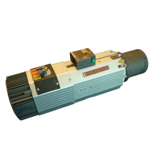 9 kW / 12 HP CNC Spindle Motor – HSK F63 Long Nose, Air Cooled, 4-Pole, 380 V