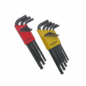 Bondhus 22-Piece Ball End L-Key Hex Set – SAE & Metric (0.05"–3/8")
