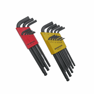 Bondhus 22-Piece Ball End L-Key Hex Set – SAE & Metric (0.05"–3/8")