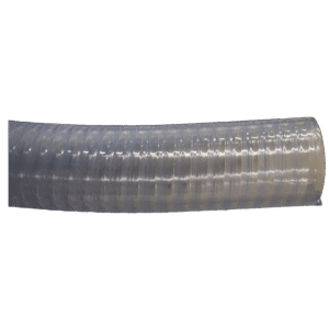 1-1/4" Clear Suction Hose – 1.25" ID / 1.56" OD, 65 PSI (Sold by the Foot)